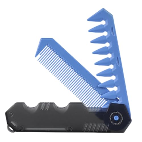 Peine plegable | Peine plegable portátil para el cabello, mini herramienta de peinado para el cuidado diario, barbas, salón de belleza