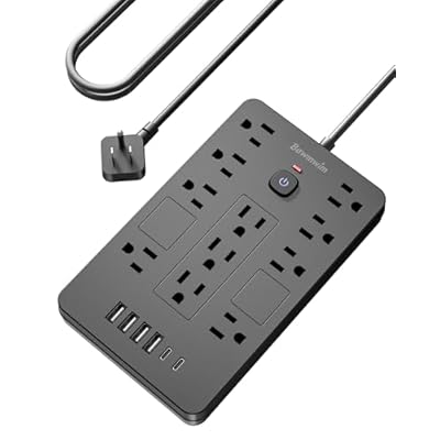 Bawmwim Surge Protector Power Strip - 11 Outlet...