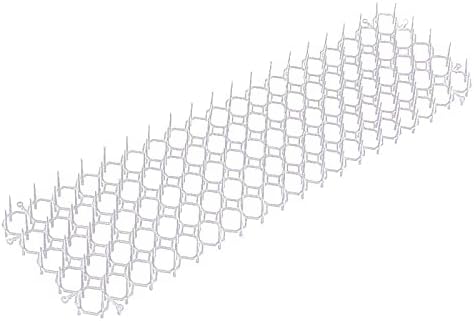 VIGAN 10PCS Garden Prickle Strip Dig Stop Cat Deterrent Mat Spike Portable Anti-Cat Dog Outdoor Garden Supplies (10PCS White)