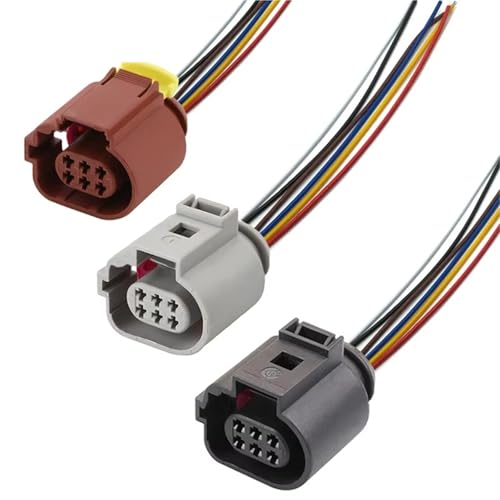 Connecteur de bobine d'allumage haute résistance 6 broches femelle type VW 1J0973713G