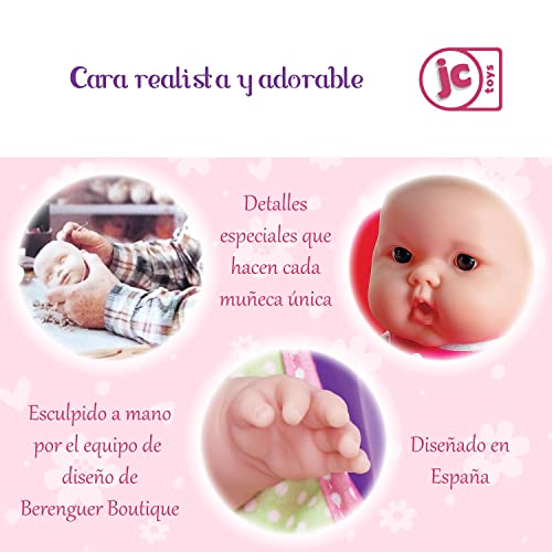 JC Toys - 14" Lots to Love Babies Doll and High Chair | Feeding Gift Set and Accessories | Posable & Waterproof | Ages 2+, Pink by Berjusa - Used condition - Image 3