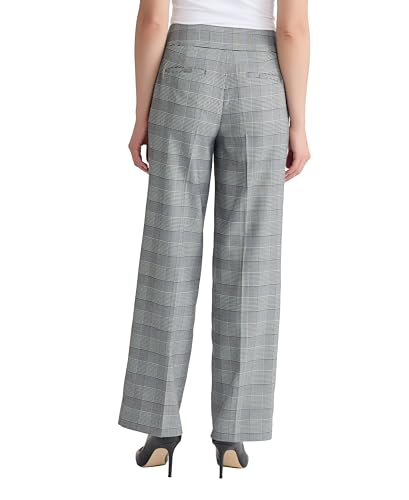 Kasper Women's Glenplaid Wide Leg Pant3