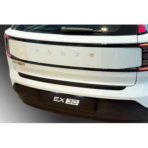 Protector de parachoques trasero para Volvo EX30 2023- en plástico ABS negro RGM