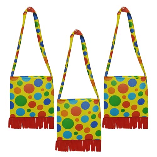 Sac portefeuille clown coloré pour transporter ses affaires en fête