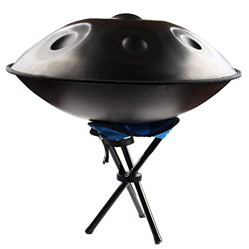 Lomuty 9 Notes 22 Inches Professional Handpan In Minor D Hand Pan Steel Drum Percussion Instrument For Professional Performance #TOP6