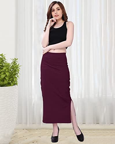 Image of EYEBOGLER Full Elastic Saree Shapewear Petticoat For Women