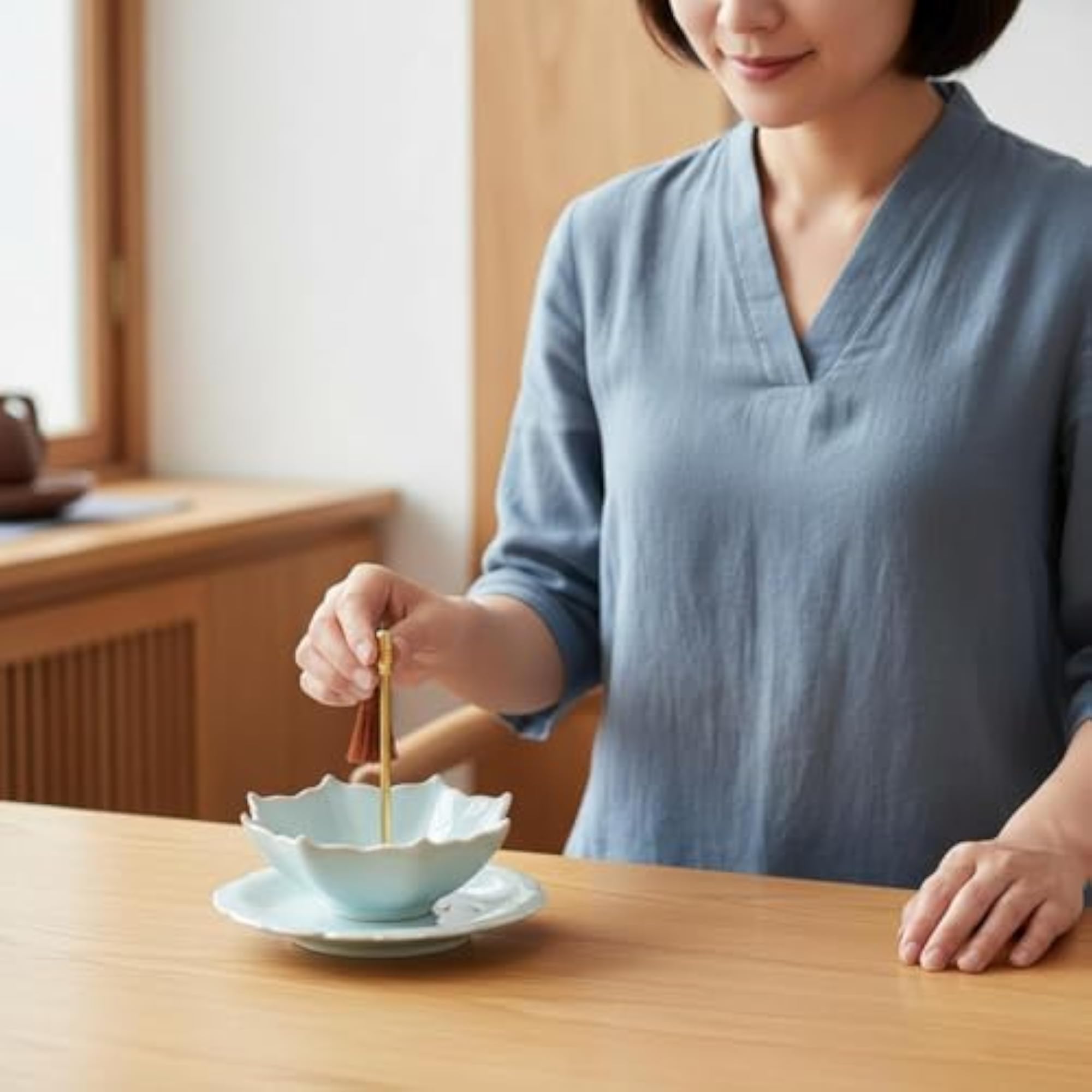 Handmade Ceramic Tea Strainer, Cute Design Infuser