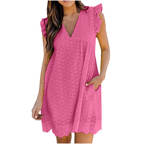 Maxikleid Damen Meine Bestellungen Anzeigen Casual Loose Rüschen Mini...