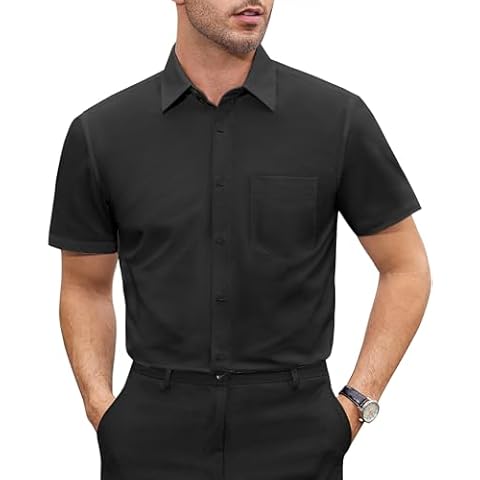DEMENOR Chemise à manches courtes noire Cover
