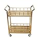 genral Carrello Bar Portabottiglie Portabottiglie Carrello portavivande, Carrelli da Cucina Carrelli Bar Carrelli portabottiglie su Ruote con stoccaggio Carrelli industriali a 3 Livelli T