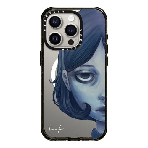 CASETiFY CpNg iPhone 15 Pro P[X [MILKi (4x MIL-STD-810G)/2.5m̗NA/MagSafe ɑΉ] - ASTRID (Half-you) - ubN