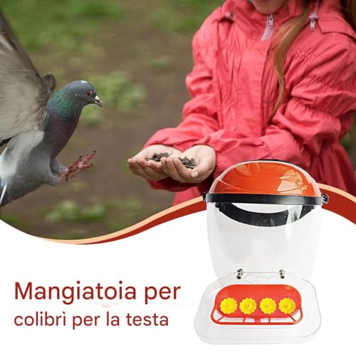 Alimentador para colibrí portátil con banda ajustable que evita derrames 7