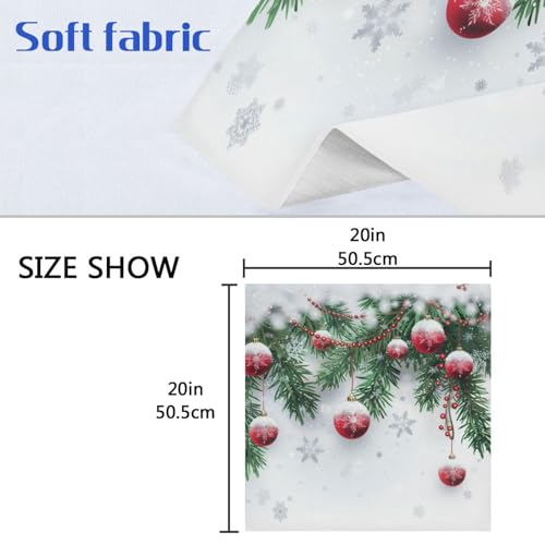 Servilletas de Tela Navidad Multicolor Pack x6 20x20 pulg miniatura 6