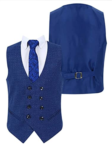 Costume 3 pièces ajusté pour adolescent de 12 ans élégant - 4