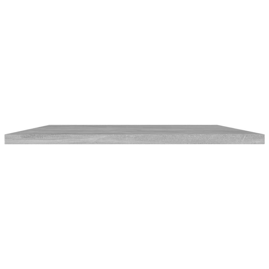 Libreria, 4 pezzi, grigio cemento, 80 x 40 x 1,5 cm, in legno espandibile, per sistema di scaffali, parete, armadio, divisorio, stoccaggio, ordine, spazio di archiviazione