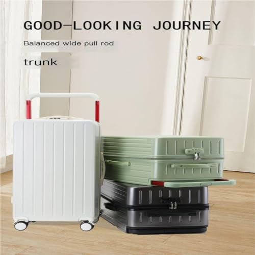 Suitcase Luggage trolley box, sturdy and durable, personalized password universal wheel suitcase password box Luggage(Noir,20in)3