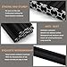 SeekLiny 10PCS T Slot 2020 Aluminum Extrusion European Standard 400mm(15.7’’) Length Anodized Extruded Aluminum for CNC DIY 3D Printer and Industrial Bracket Making