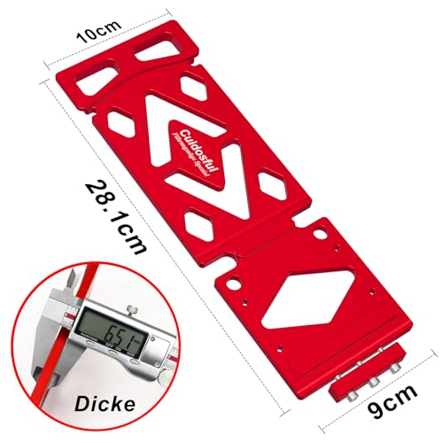 CNC-gefräster 90° Winkelanschlag für Bosch FSN Führungsschiene – Präziser, Vertikaler Schnitt für Holz- und DIY-Projekte – Kompatibel mit Bosch FSN Systemen, Ideal für Holzplattenschneidarbeiten
