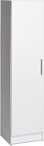 Miniatura 10 de Prepac Elite - Armario de almacenamiento estrecho de madera de ingeniería de 65 pulgadas en color blanco