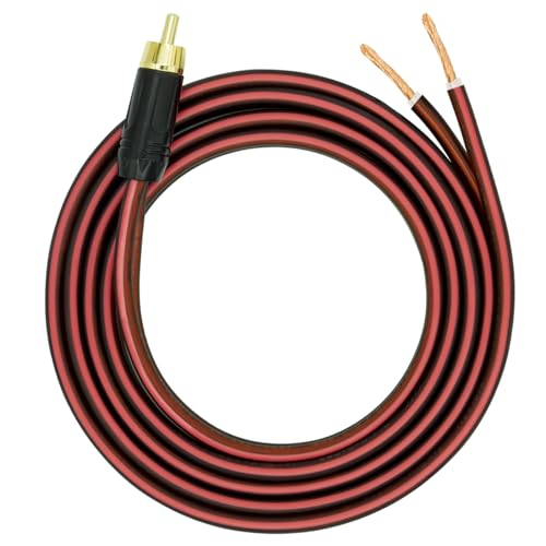 Yuchenfeng RCA to Bare Wire Speaker Cable