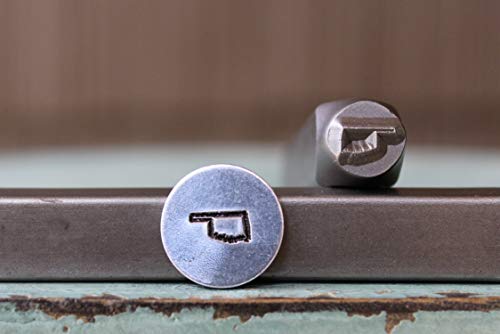 6mm US Oklahoma State Single (Not a Set) Metal Punch Design Stamp CH-358