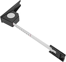Ferramenta retrátil de medição de altura Medidor de estatura prático durável Suprimentos de medição 2M para acessórios de medição Ferramentas de medição Equipamento de medição(Preto)