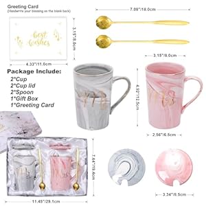 Mr and Mrs Coffee Mugs Set, Best Wedding Gifts for Couple Bride and Groom Newlyweds, Husband and Wife Anniversary Present, Bridal Shower Gifts, Engagement Gift for His and Hers, 14 Oz Gray & Pink Mr and Mrs Coffee Mugs Set Best Wedding Gifts for Couple Bride and Groom Newlyweds Husband and Wife Anniversary Present Bridal Shower Gifts Engagement Gift for His and Hers 14 Oz Gray Pink