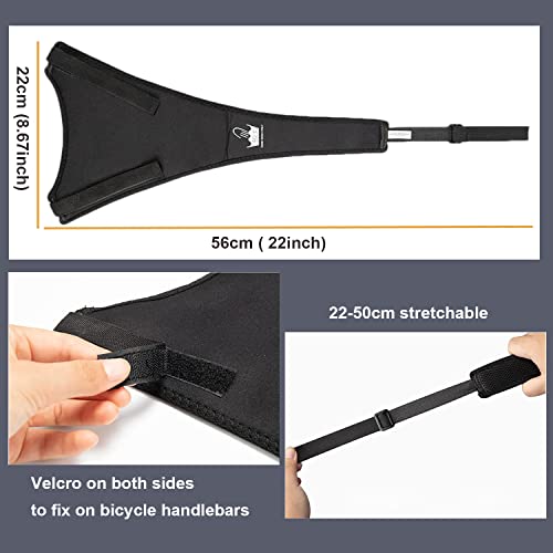 COZOME Maille de Sueur de vélo, Accessoires de Home Trainer, Protecteur de Cadre de vélo, capteur d'absorption de Sueur - Image 4