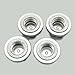 Aluminum Wheel Nuts Wheel Locker 17mm for Traxxas 1/5 X Maxx 7758 Silver