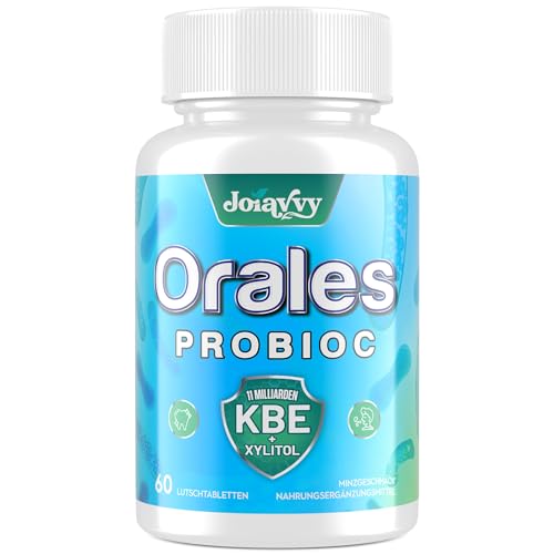 Probiótico Oral 11 Mil Millones de UFC para la Flora Oral, Pastillas Probióticas 7 en 1 con BLIS K12 y M18, Sin Azúcar, Sabor a Menta Natural (60 Unidad (Paquete de 1))