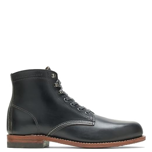 WOLVERINE Unisex 1000 Mile Fashion Boot, Black Leather, 13 US Men