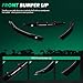 SCITOO Plastic Front Lip Spoiler Fits for 2013-2016 for Audi for A5/S5 Fit Models S-Line Glossy Black Front Bumper Lip