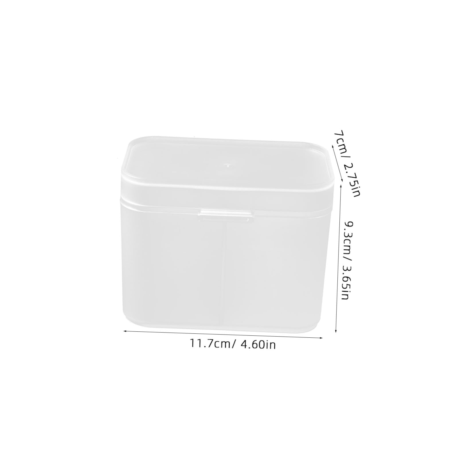 NOLITOY Cotton Pad Box Lidded Makeup Sponge Organizer Vanity Organizer for Home