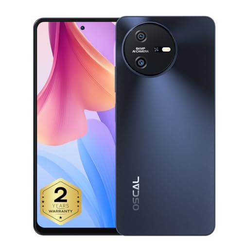 OSCAL Tiger 12, 24GB + 256GB (Expandable up to 1TB TF), 6.78 Inch FHD+ 120 Hz Display, MediaTek Helio G99, 64 MP + 13 MP Camera, 5000 mAh Battery + 33 W Fast Charge, Dual SIM, Cloud Wing Grey