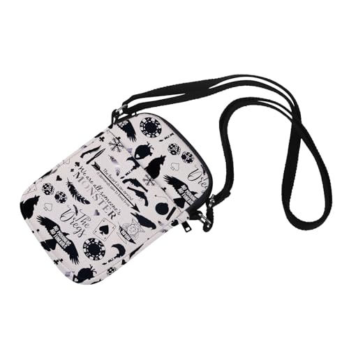 Pochette pour livre Six of Crows sac bandoulière Grishaverse Ketterdam en toile imprimée