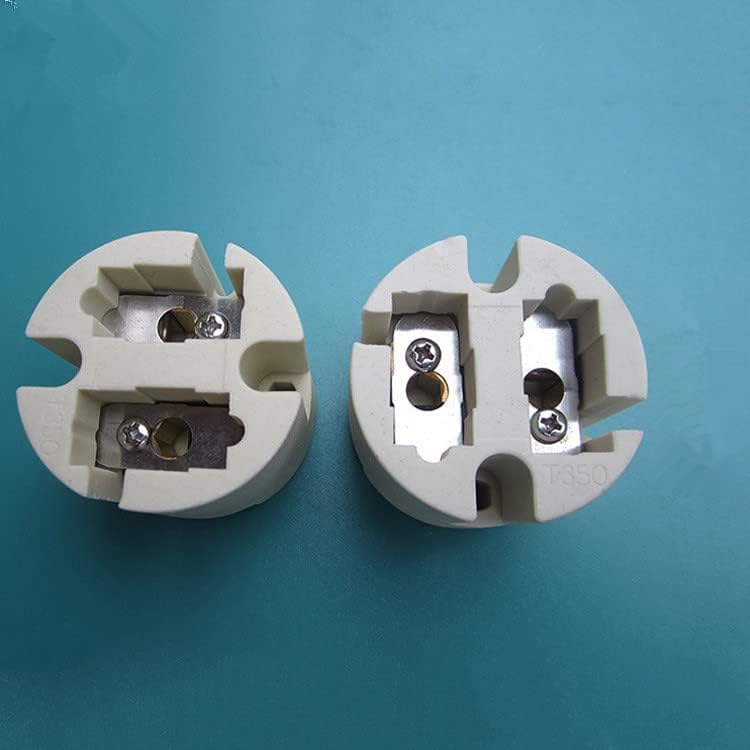 2pcs M-124B-1 G22 Stage Lamp Holder 250V6A White Ceramic Lamp Holder Can be Customized