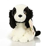 FEILEX 9 inch Cocker Spaniel Plush Toy Stuffed Animal Toy Plush Animal Doll (Black)