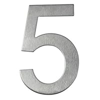 Numero Civico / Lettera In Acciaio Inossidabile Aisi 304 Satinato - Foto 8