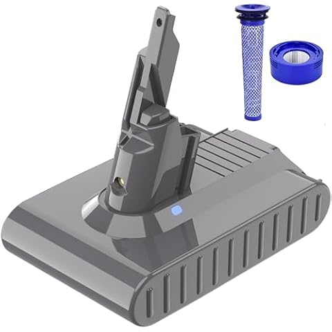 Bonacell V7 Battery 21.6V 6000mAh Replacement for V7 Battery SV11 V7 Animal V7 Motorhead V7 Trigger 229687 225403 V7 Cordless Vacuum Battery Cover