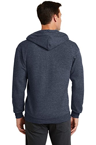 Moletom masculino com capuz Port & Company clássico e leve