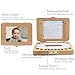 MOLFUJ Baby Tooth Fairy Keepsake Box, Newborn Personalized Wooden Storage Album for Lost Tooth, Children Memory Boxes to Save First Teeth & Hair, Tooth Holders for Lost Teeth