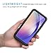 Lanhiem for Samsung Galaxy A54 5G Phone Case, IP68 Waterproof Dustproof, [Built-in Screen Protector] Full Body Protective Phone Case for Samsung Galaxy A54, Black/Clear