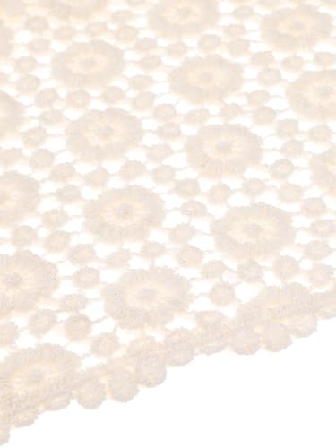 Floral Cotton Crochet Mantilla Scarves, Little Shawl Cape Triangle Head Covering Church Veil for Mass Wedding4