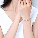 Pulsera Mujer Símbolo Infinito Acero Inoxidable Brazalete Infinito Regalo Amor...