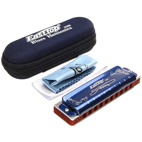 Harmonica Tone C 10 orifices orgue flûte Harmonica Blues avec boîte à couvercle pour les amateurs d’instruments à vent… - Les Beatles, Paul McCartney, John Lennon, RIngo Starr, George Harrison Harmonica Tone C 10 orifices orgue flûte Harmonica Blues avec boîte à couvercle pour les amateurs d'instruments à vent…