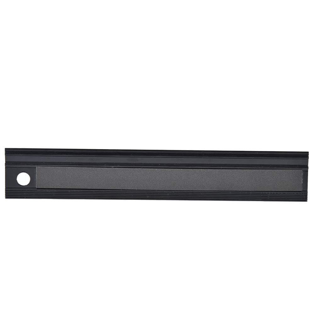 SIXRUN Aluminium-Lineal L-Typ, Schneidelineal 20cm 30cm 45cm mit Gummierter Unterseite, Rutschfest und mit Schutzplatte, für Längenmessung, Gerades Schneiden, Heimgebrauch (L-Typ 20 cm)