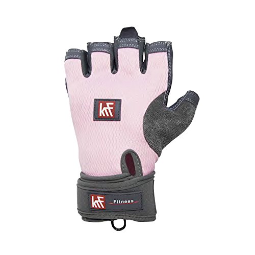 KRF Feel The Enemy California Guante musculación y Fitness, Mujer, Rosa, M