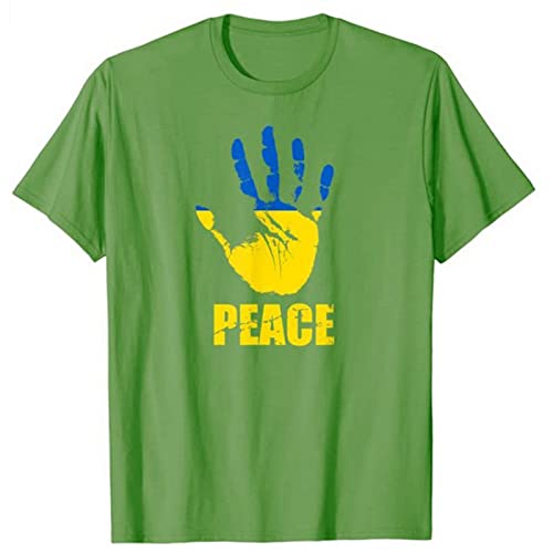 T-Shirt Ukraine Amour et Paix pour Vos Sorties Décontractées en Ville