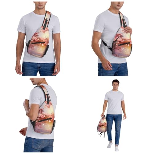 Bolso Cruzado Cherry Blossoms para Hombre y Mujer miniatura 7