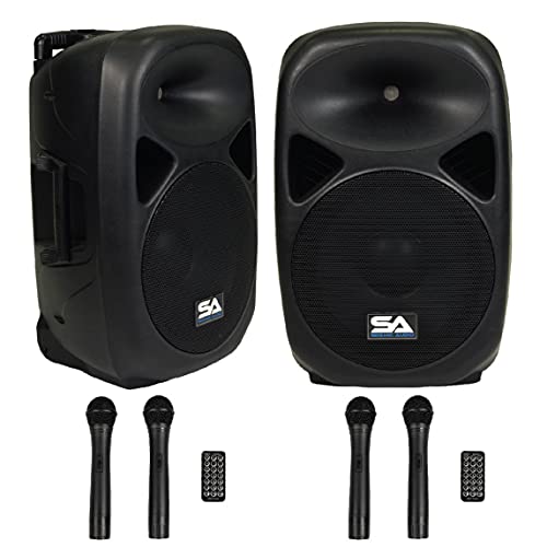 Seismic Audio - RSG-12-Pair - Pair of Powered 12